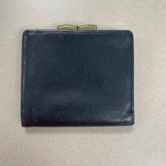 Yves Saint Laurent Vintage Compact Kiss Lock Wallet - Black - Preowned - Picture 3 of 15